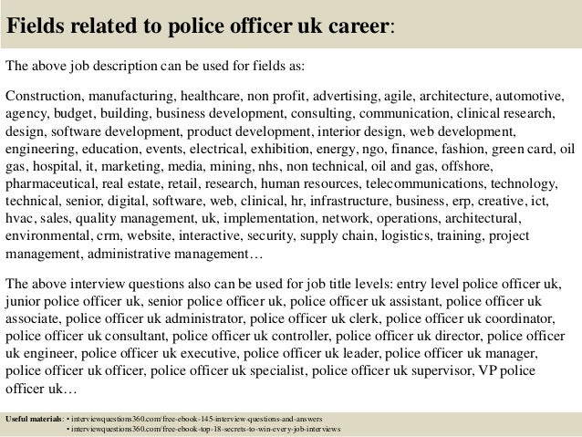 police interview questions and answers